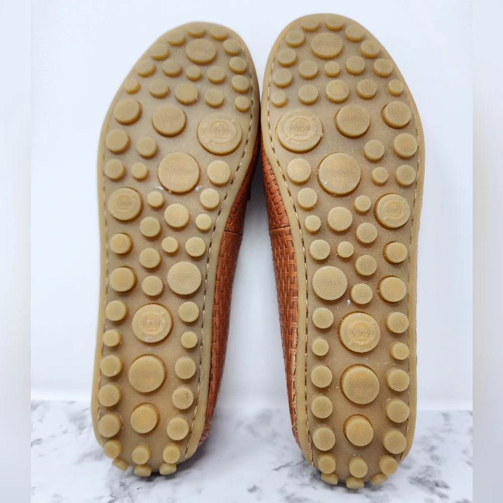 Born Malena Woven Leather Driving Loafers - Picture 9 of 12
